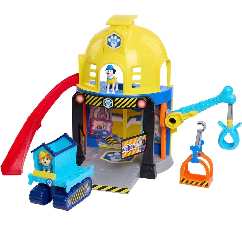 Junior Pupstruction Pup HQ 12-Piece Lights, Music, Phrases, and Sounds Playset,